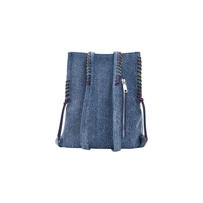 Desigual Blue Cotton Backpack