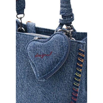 Desigual Blue Cotton Backpack