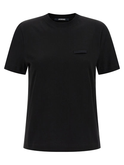 Jacquemus Black Cotton T-Shirt