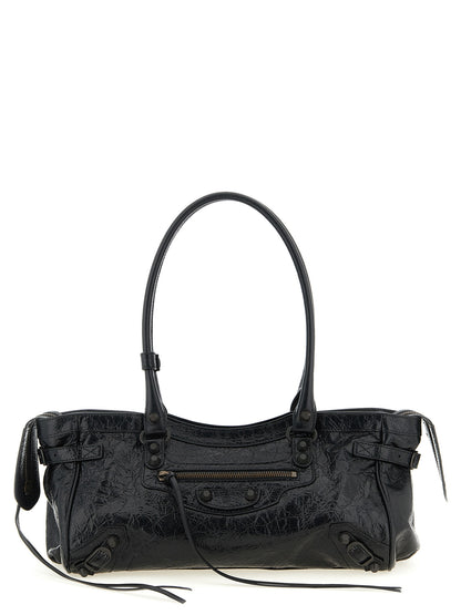 Balenciaga Black Lamb Leather Shoulder Bag