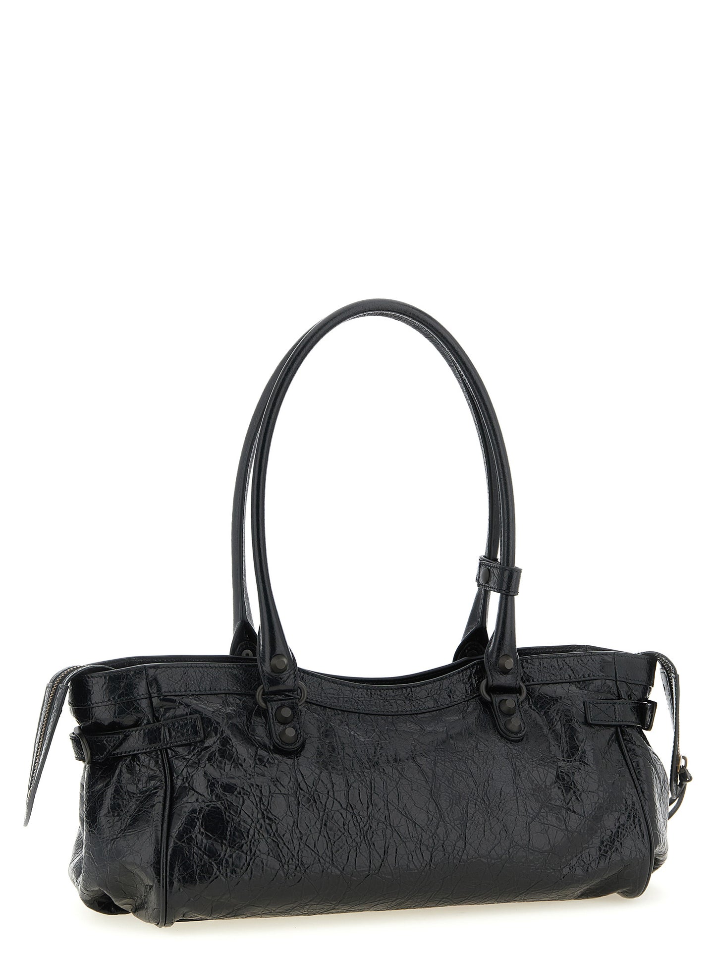 Balenciaga Black Lamb Leather Shoulder Bag
