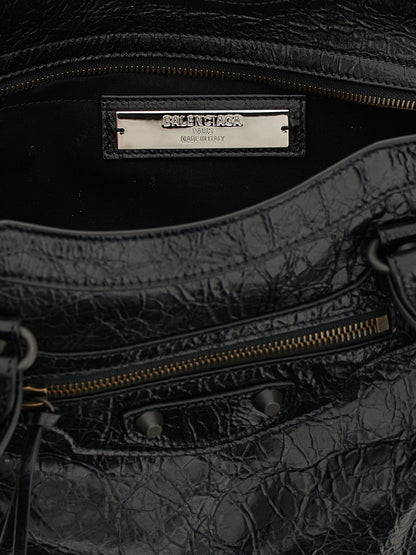 Balenciaga Black Lamb Leather Shoulder Bag