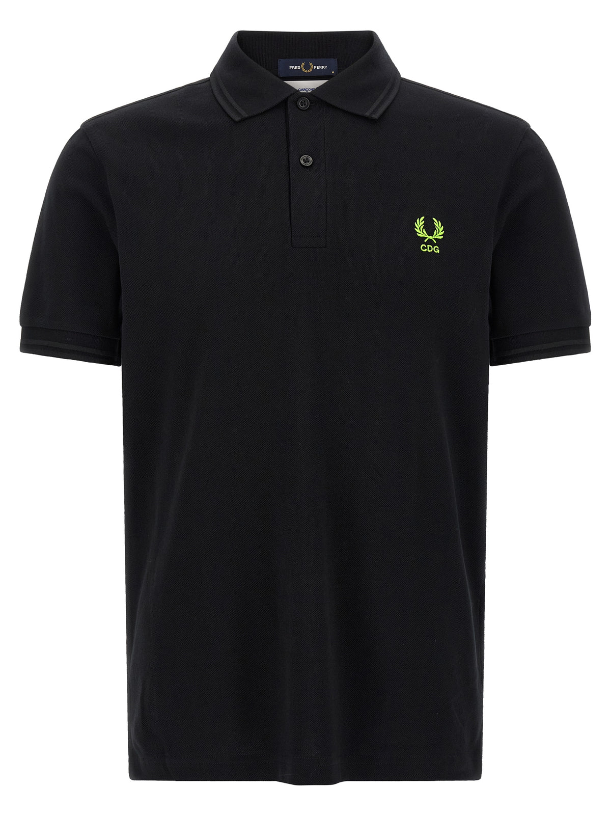 Comme Des Garçons Bicolor Cotton Polo Shirt