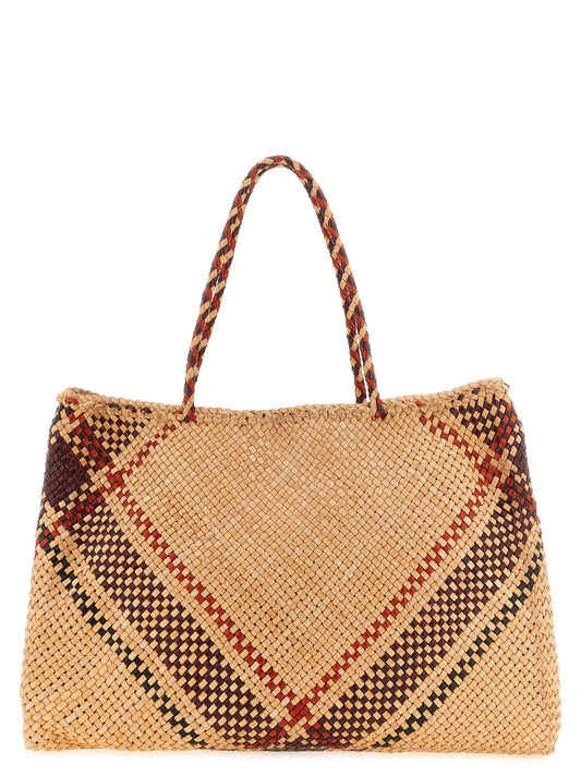 Large Tote Bag by Dragon Diffusion for women in calfskin leather black, brown, multicolor, natural & patterned features a urban sophisticate Calfskin Leather Large Tote Bag design with a secure , ample , and versatile handle for a urban sophisticate finish.
