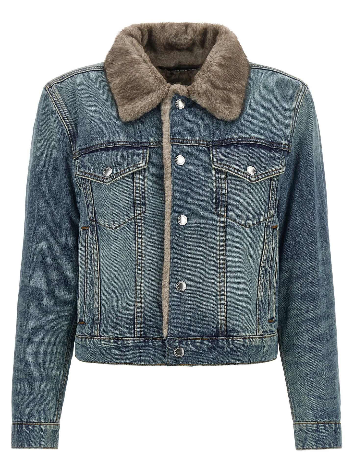 DENIM X ALEXANDER WANG Blue Cotton Denim Jacket