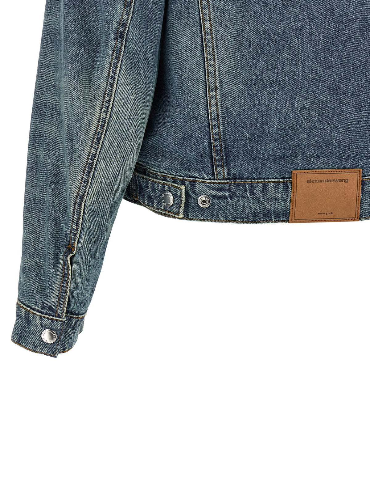 DENIM X ALEXANDER WANG Blue Cotton Denim Jacket