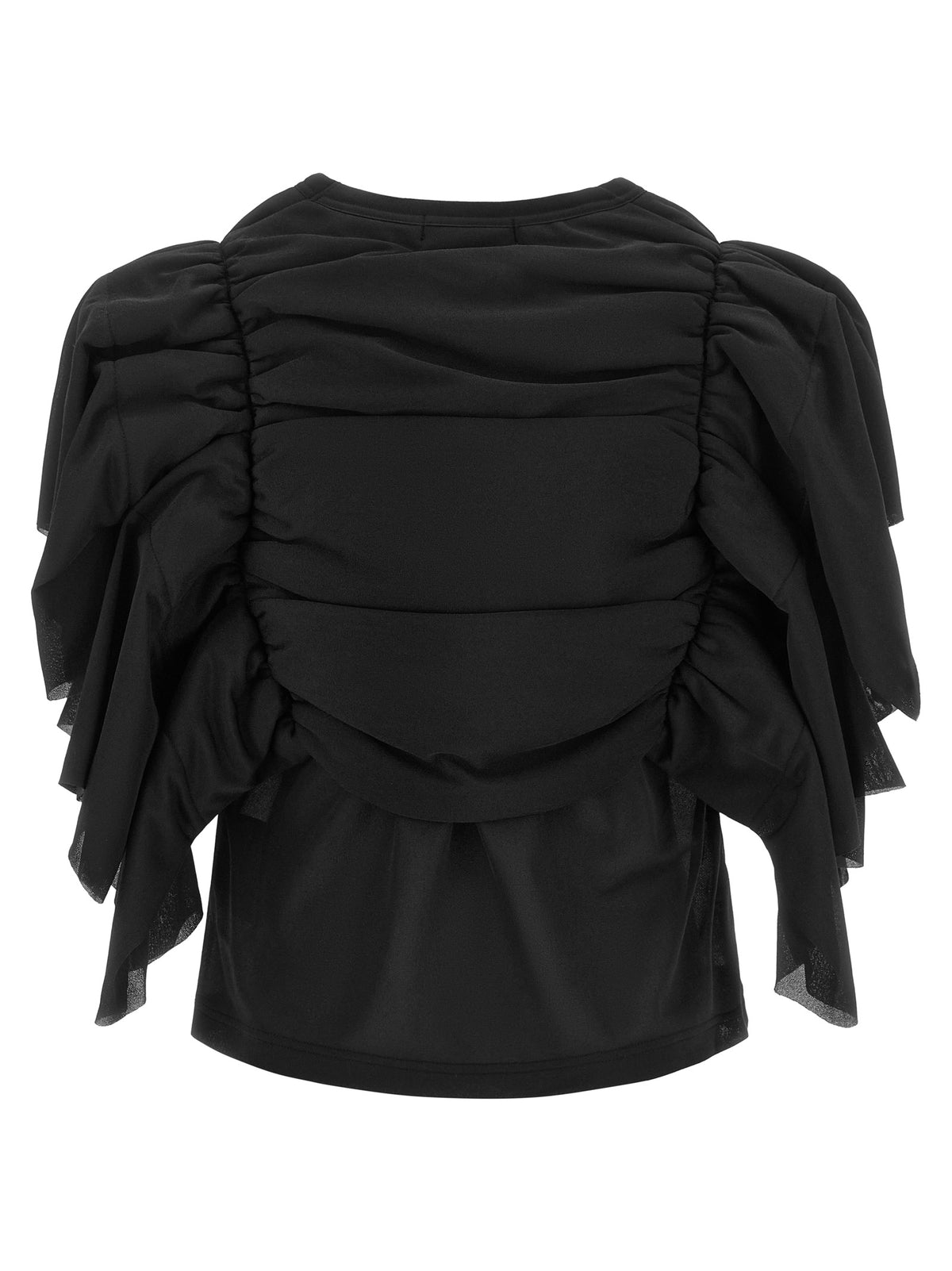 Comme Des Garçons Black Polyester Pattern Shirt
