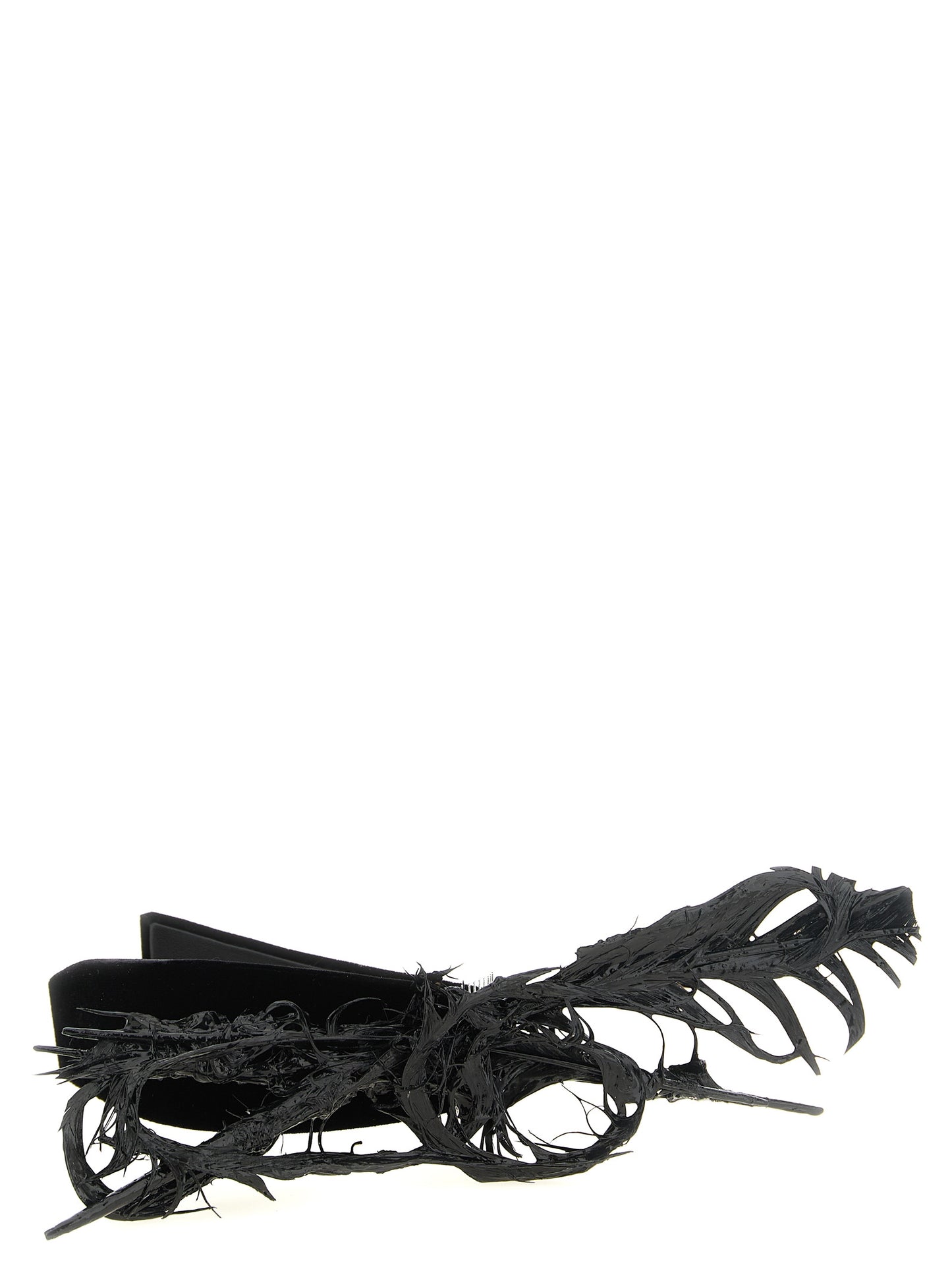 Comme Des Garçons Black Rayon Headband
