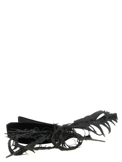 Comme Des Garçons Black Rayon Headband