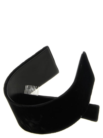 Comme Des Garçons Black Rayon Headband