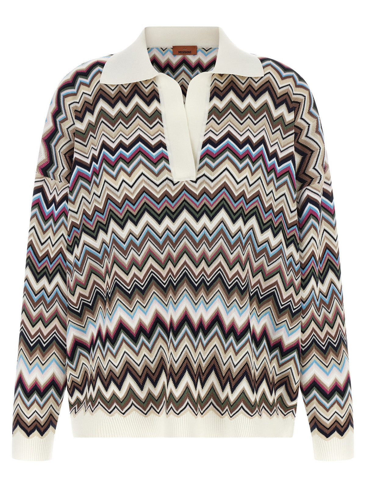 Missoni Multicolor Viscose Polo Shirt