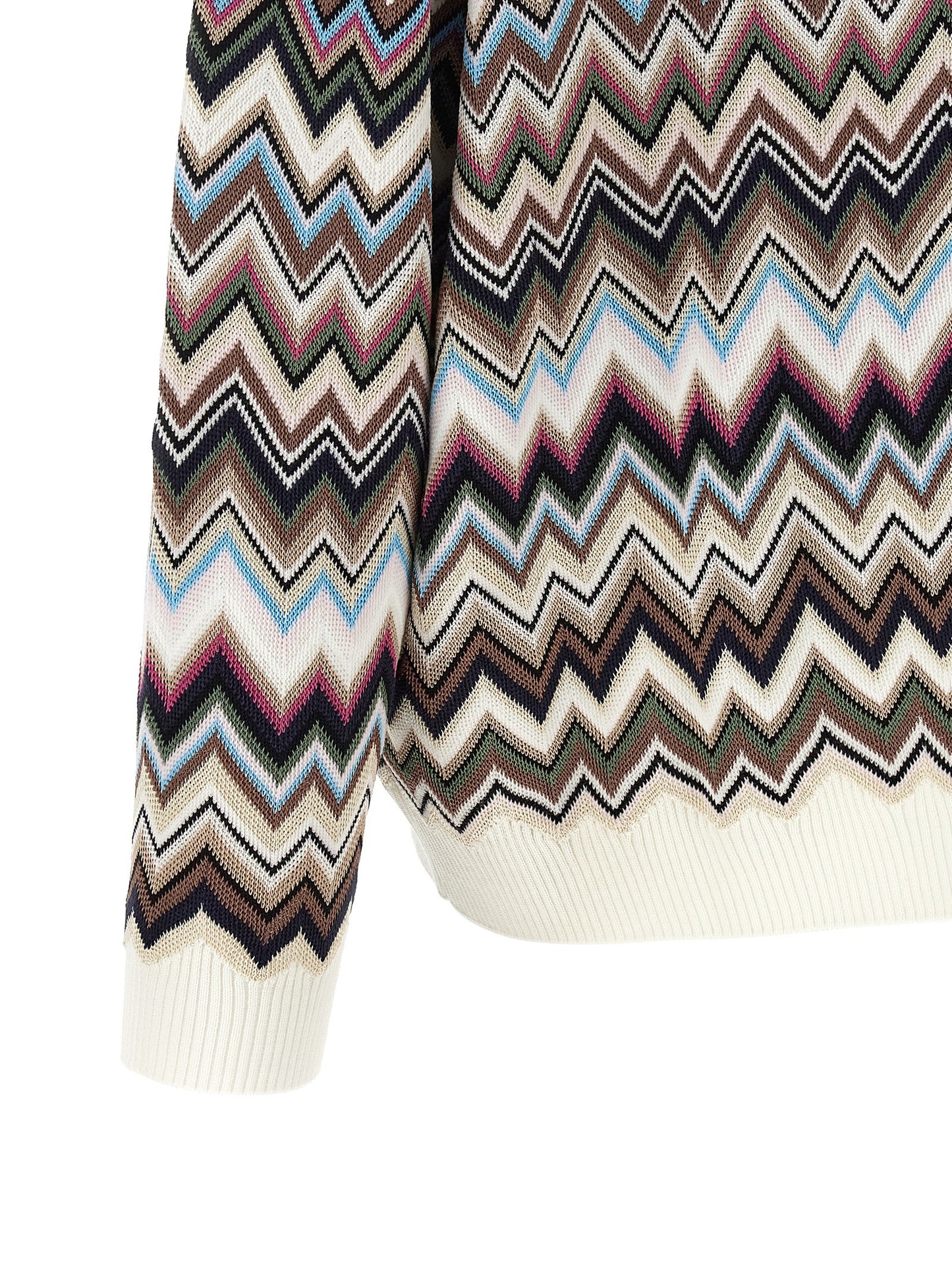 Missoni Multicolor Viscose Polo Shirt