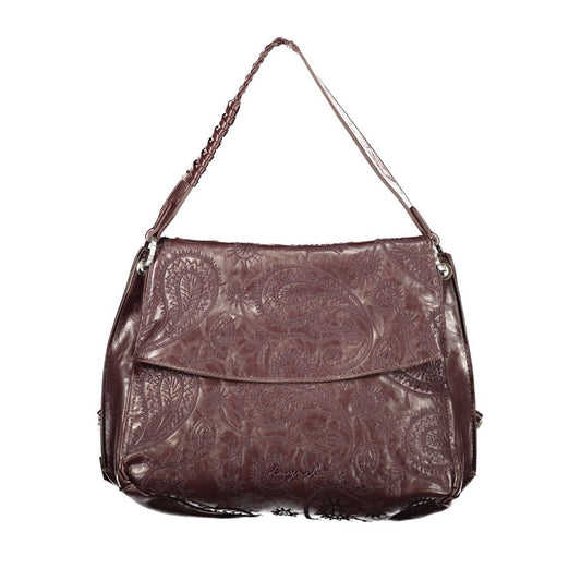 Backpack Handbag by Desigual for women in polyurethane brown features a exquisite silhouette, showcasing a secure and exquisite external-pockets & internal-pockets with versatile backpack-strap, adjustable-strap & handle for a exquisite finish.