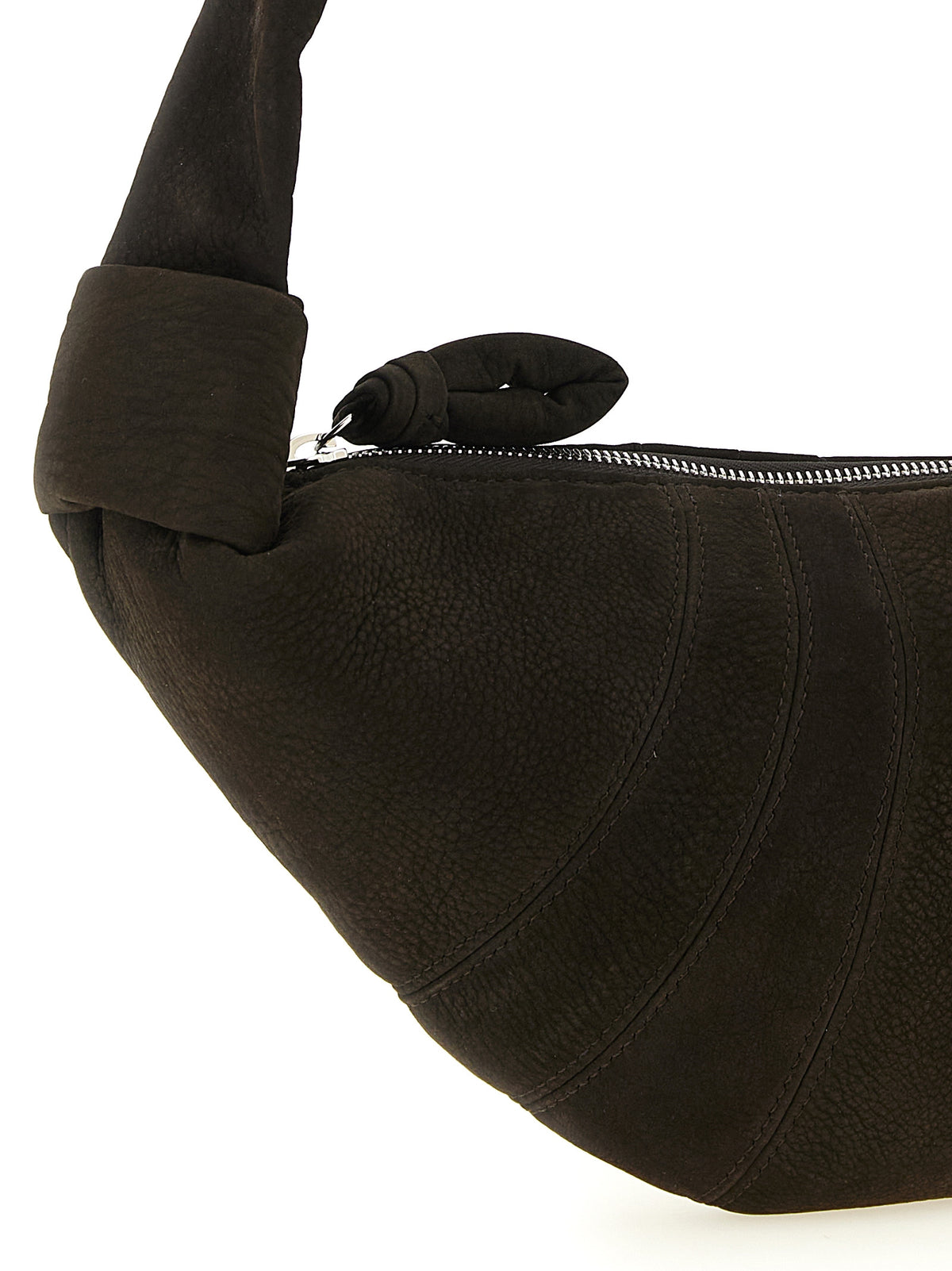 Lemaire Brown Lamb Leather Shoulder Bag