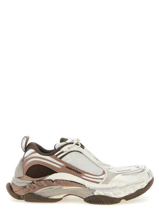 Athletic Sneakers by Balenciaga for women in mesh polyethylene & polyurethane brown features an effortless chic silhouette, showcasing the signature athletic style of the Women's Athletic Mesh Polyethylene & Polyurethane Sneakers collection with a truly effortless chic finish.