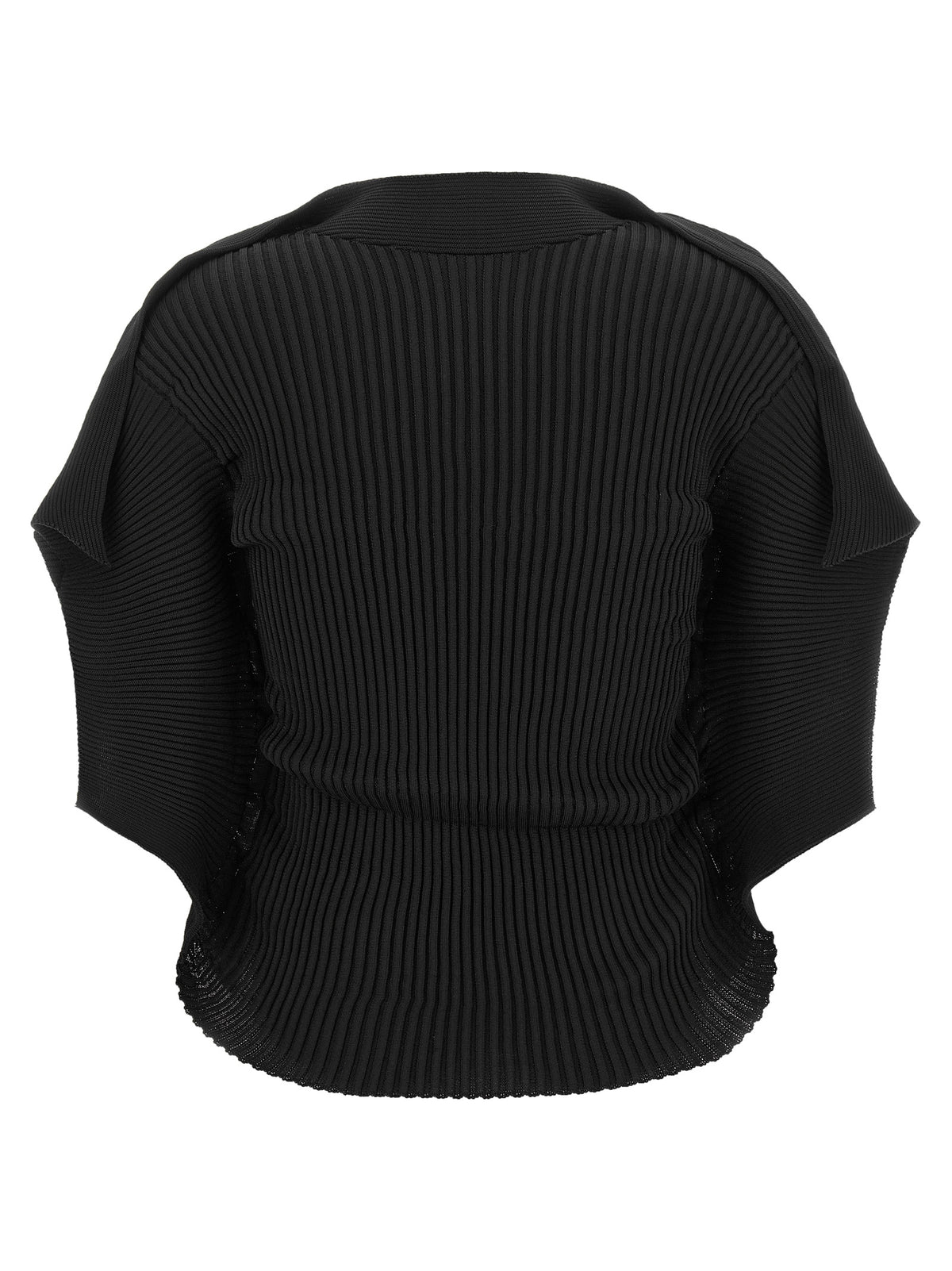 Issey Miyake Black Polyester Blouse