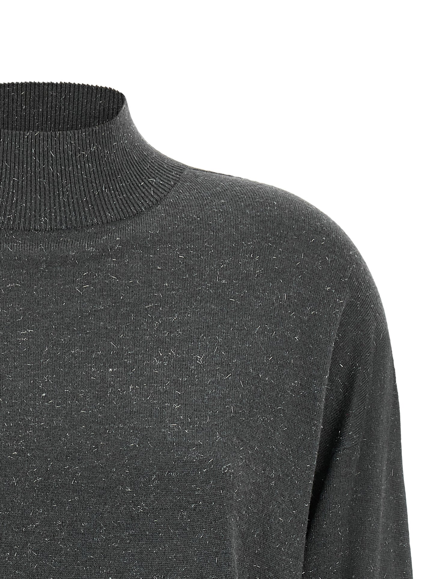 Peserico Gray Virgin Wool Cardigan