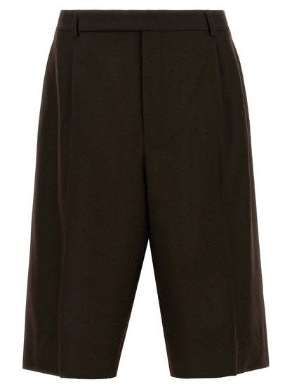 Saint Laurent Brown Wool Bermuda Shorts