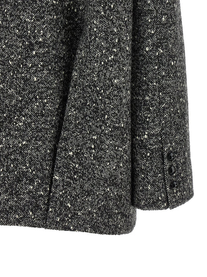 Valentino Garavani Bicolor Virgin Wool Coat