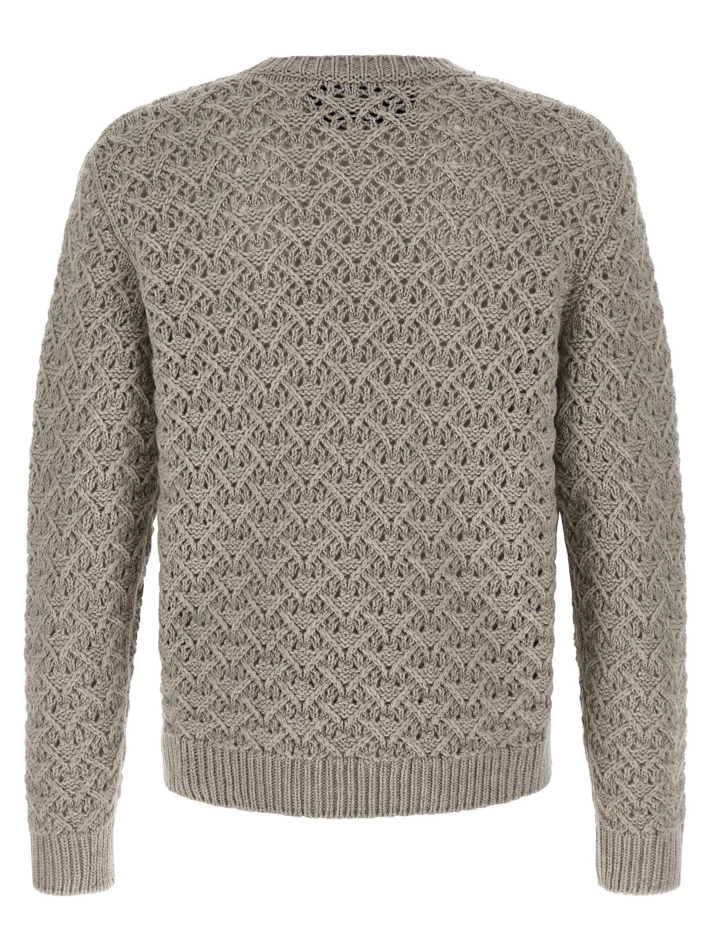 Valentino Garavani Gray Virgin Wool Cardigan