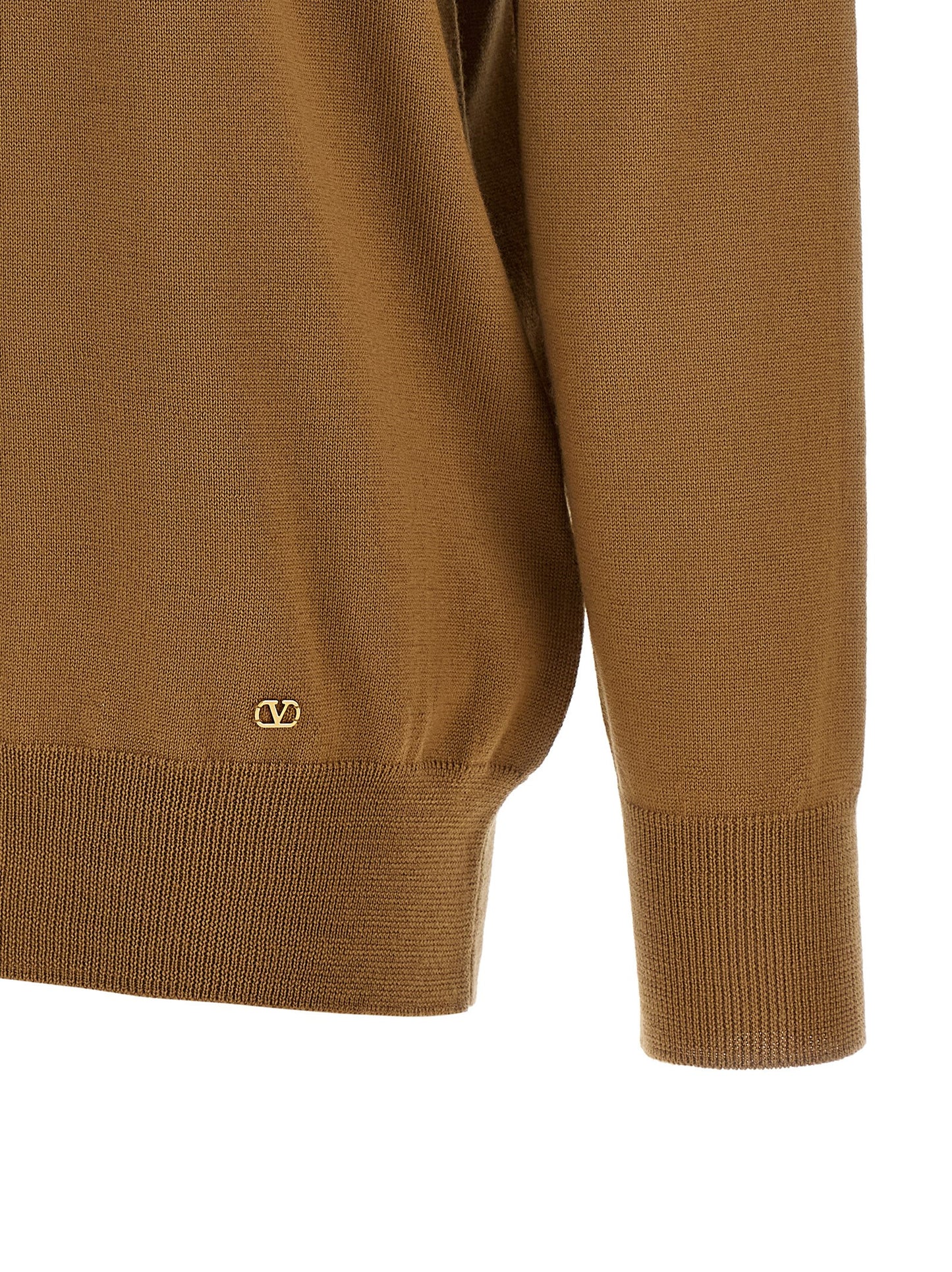 Valentino Garavani Brown Cashmere Cardigan