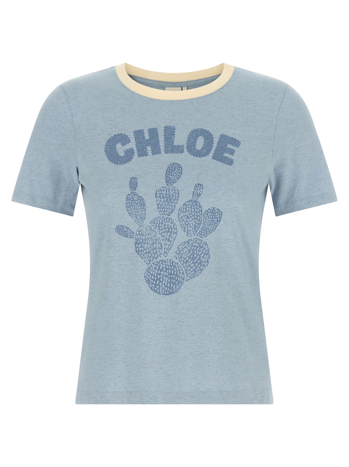 Chloé Blue Cotton T-Shirt