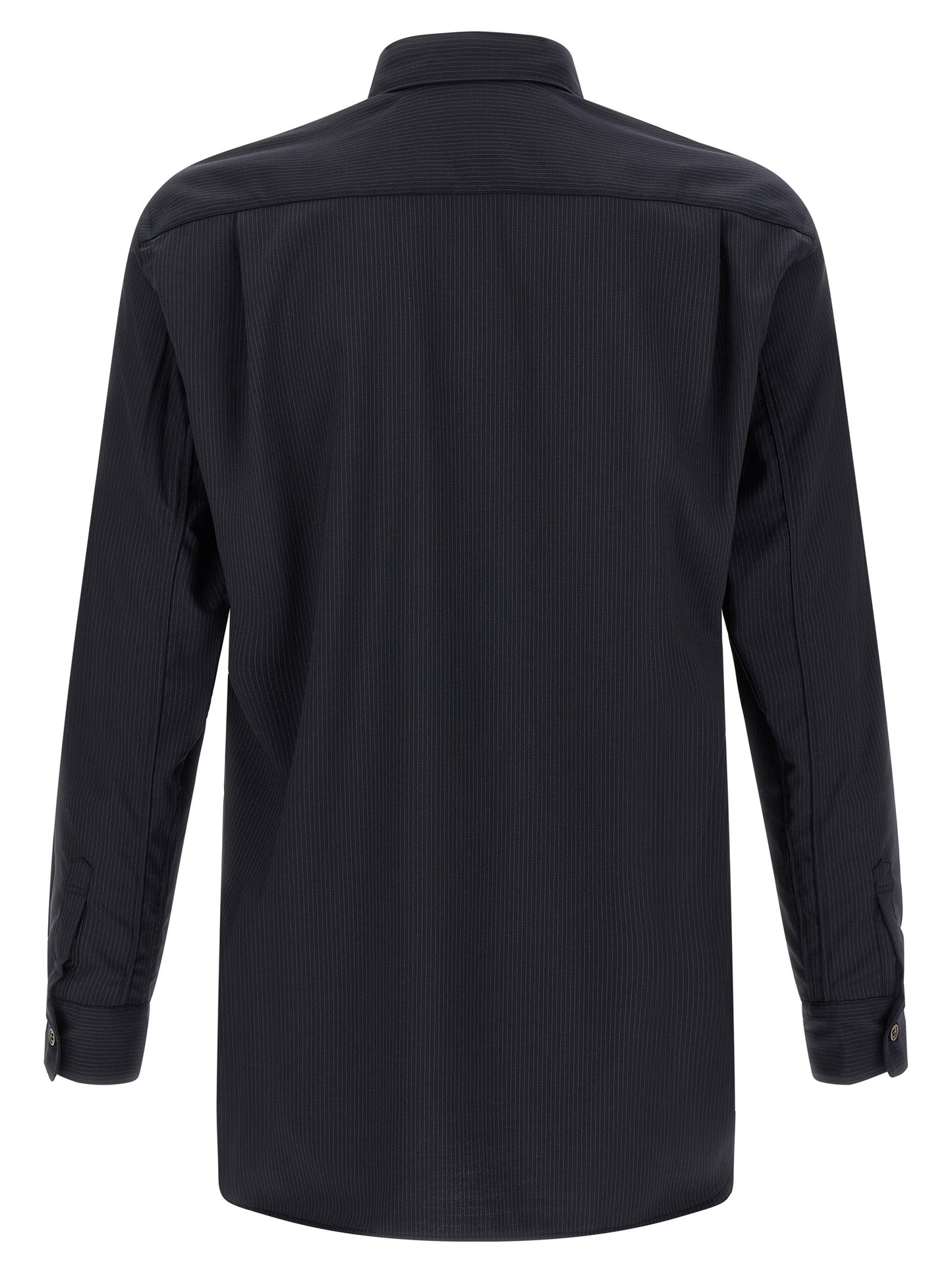 Comme Des Garçons Blue Polyester Blouse