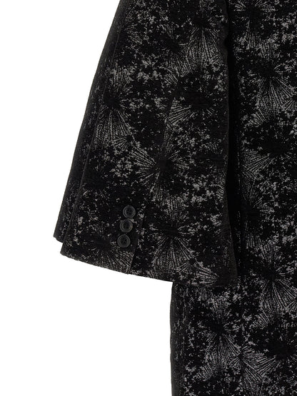 Comme Des Garçons Black Polyester Blazer