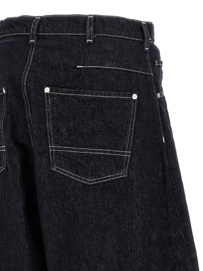 Comme Des Garçons Blue Cotton Jeans Denim