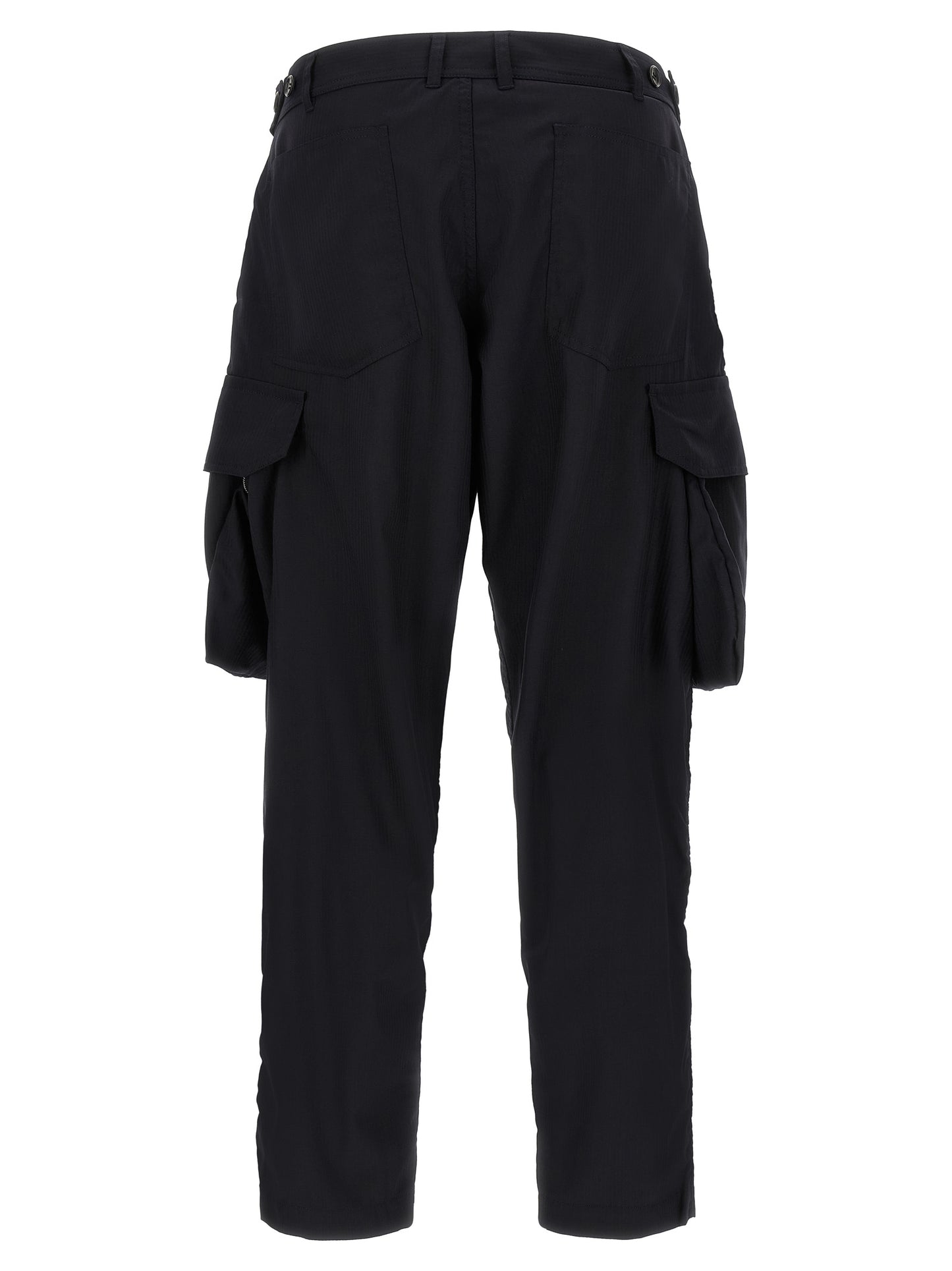 Comme Des Garçons Blue Polyester Cargo Pants