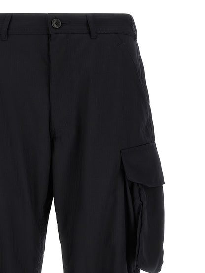 Comme Des Garçons Blue Polyester Cargo Pants