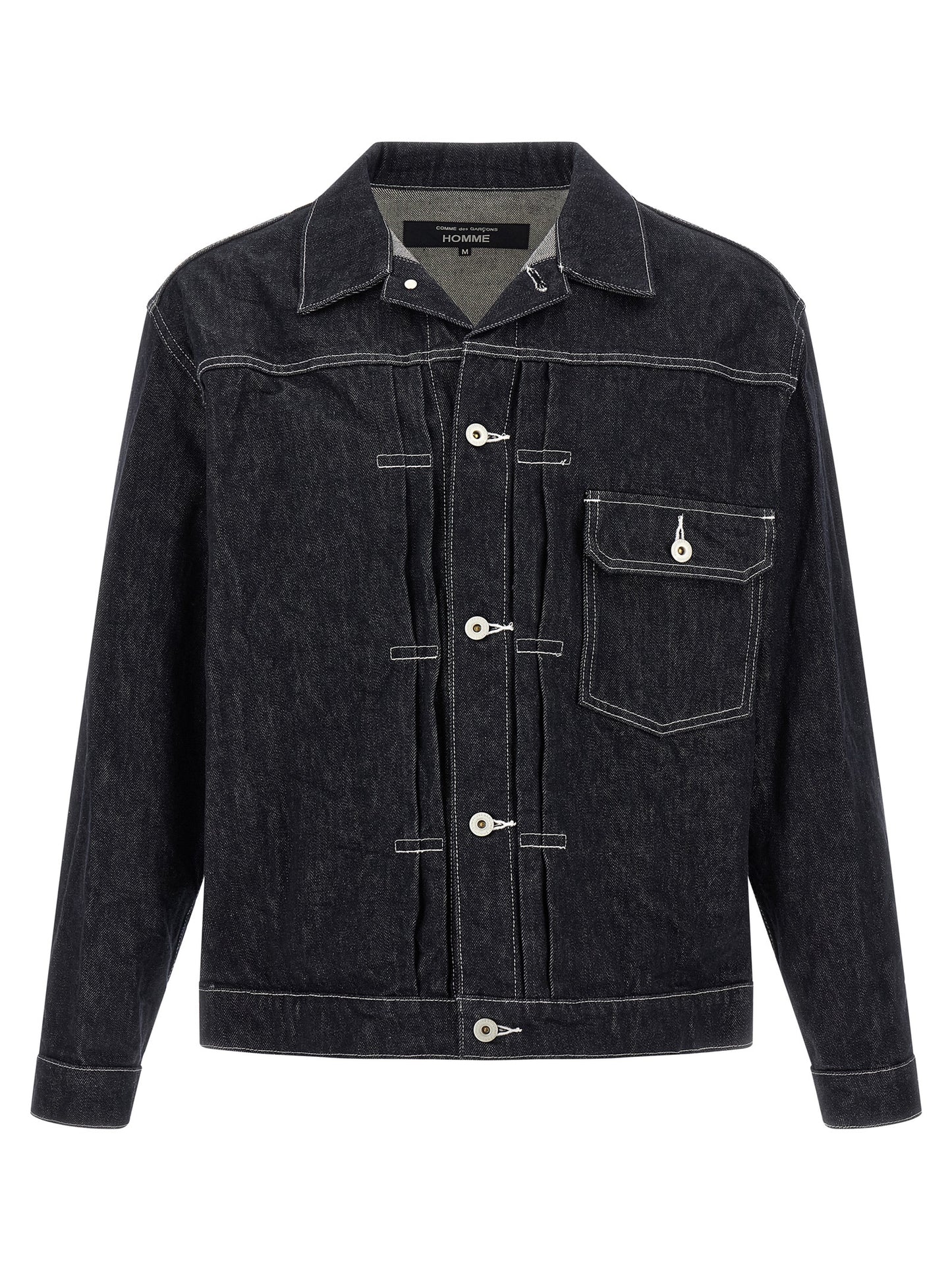 Comme Des Garçons Blue Cotton Denim Jacket