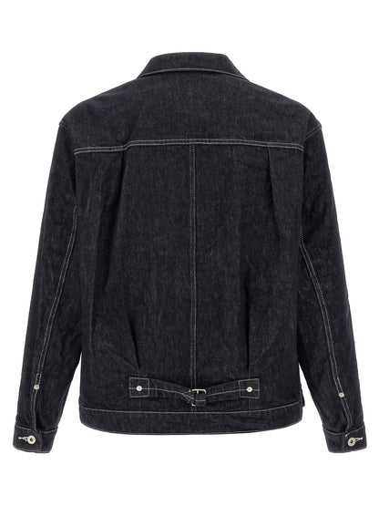 Comme Des Garçons Blue Cotton Denim Jacket