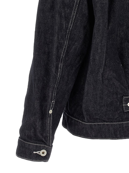 Comme Des Garçons Blue Cotton Denim Jacket