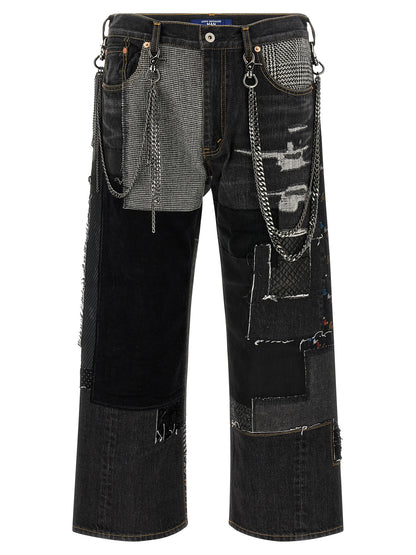 Junya Watanabe Blue Cotton Jeans Denim