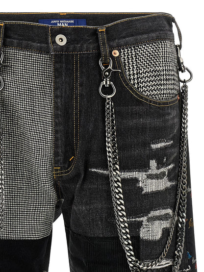 Junya Watanabe Blue Cotton Jeans Denim