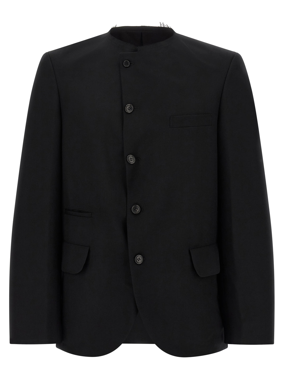 Comme Des Garçons Black Wool Blazer
