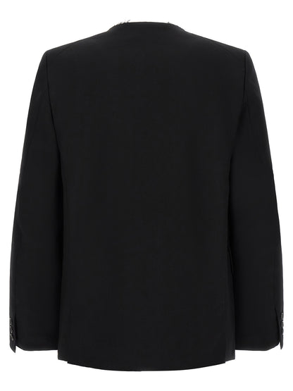 Comme Des Garçons Black Wool Blazer