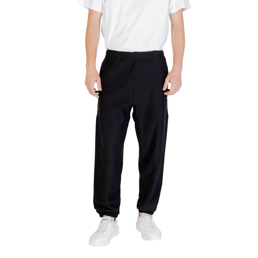 Calvin Klein Jeans Men's Polyester Cotton Terry Cloth Jogger Sweatpants - Black