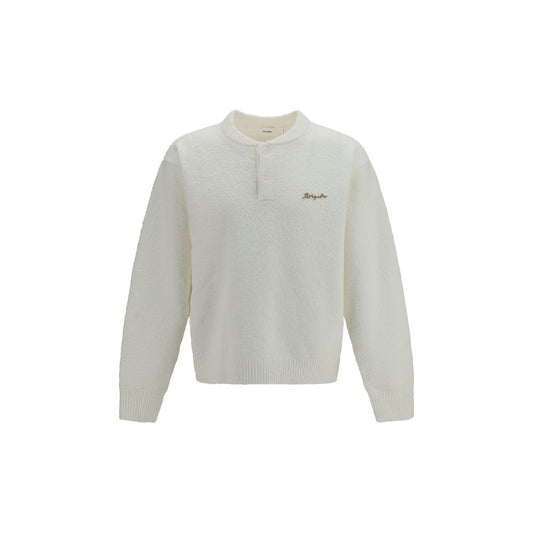 Sweatshirt by Axel Arigato for men in polyamide polyester & cotton white showcases a slouchy chic silhouette, artfully detailed with a slouchy chic and for a slouchy chic finish.