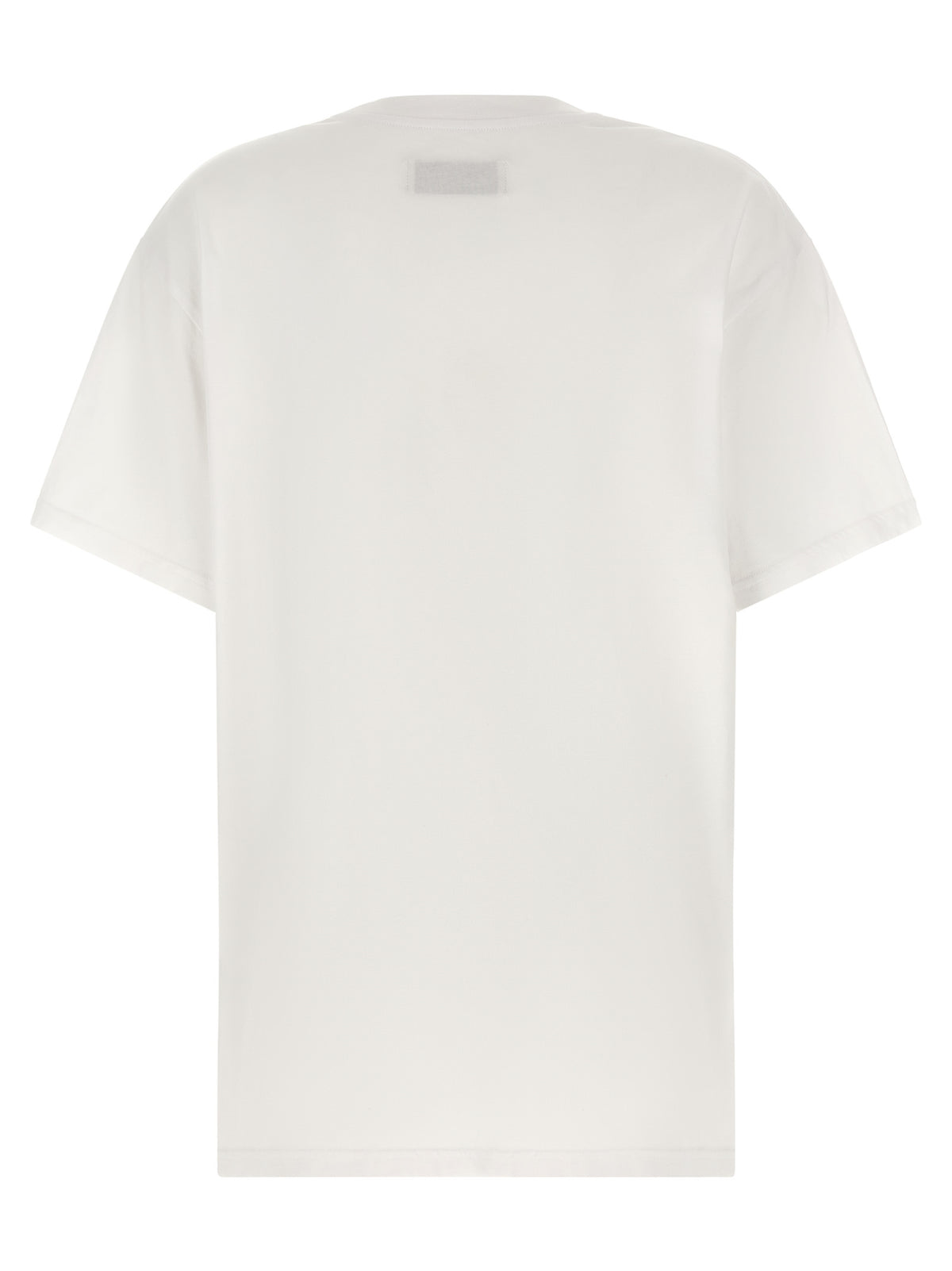 T-Shirt by Vivienne Westwood for women in cotton gold, white & print features an edgy silhouette, meticulously detailed with a sophisticated and for a truly edgy finish.