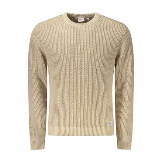 Sweatshirt by Pepe Jeans for men in cotton beige features an magnificent silhouette, showcasing a sophisticated crew neckline and detail for a truly magnificent finish.