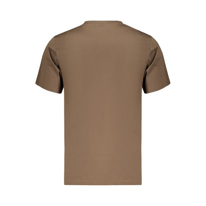 The North Face Brown Cotton Men's T-Shirt