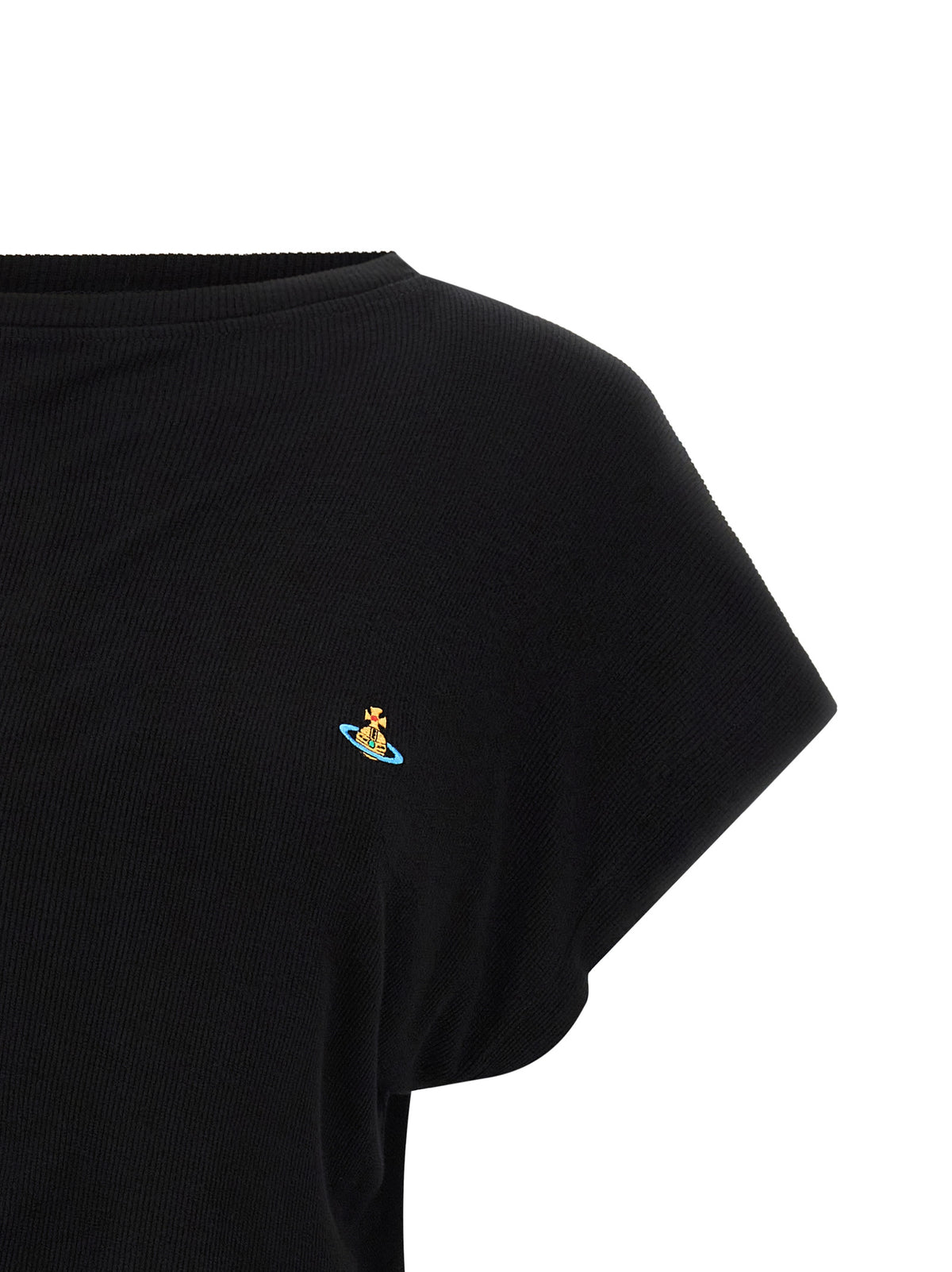 Vivienne Westwood Black Viscose T-Shirt