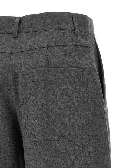 Armarium Gray Virgin Wool Casual Pants