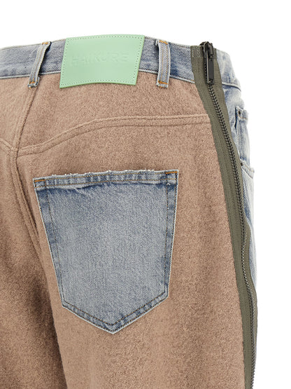 Haikure Multicolor Cotton Straight-Leg Jeans