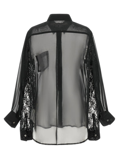 Comme Des Garçons Black Polyester Blouse