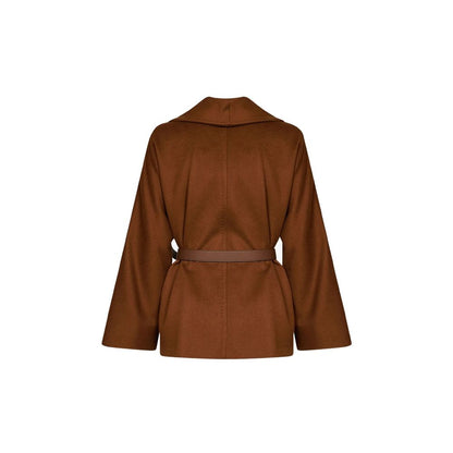 Max Mara Brown Virgin Wool Jacket