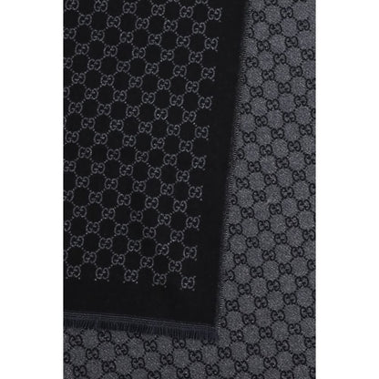 Gucci Black Wool Oves Aries Scarf