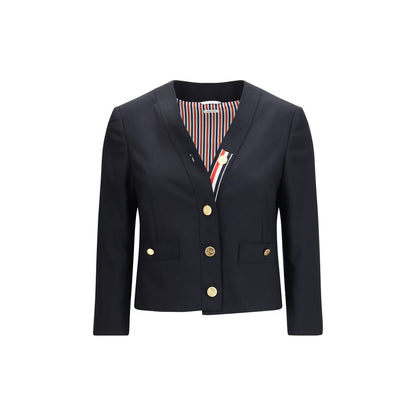 Thom Browne Blue Wool Oves Aries Jacket